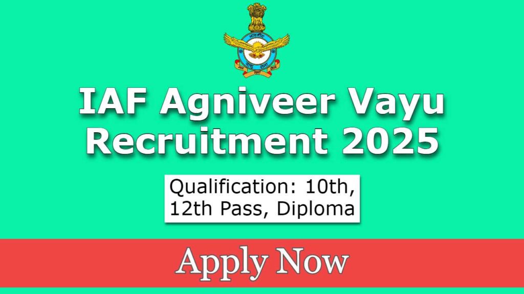 IAF Agniveer Vayu Recruitment 2025